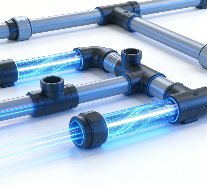 Sci-Fi Futuristic Fiber Optic Cable Package